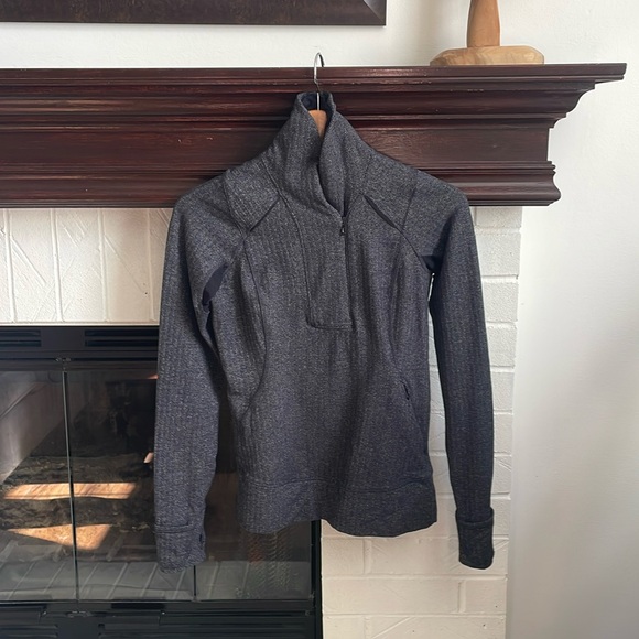 Lululemon Think Fast Pullover in Gray 4 D2 - Picture 1 of 9